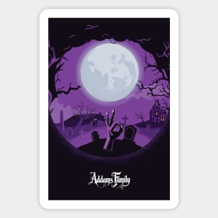 The Addams Family film print Magnet